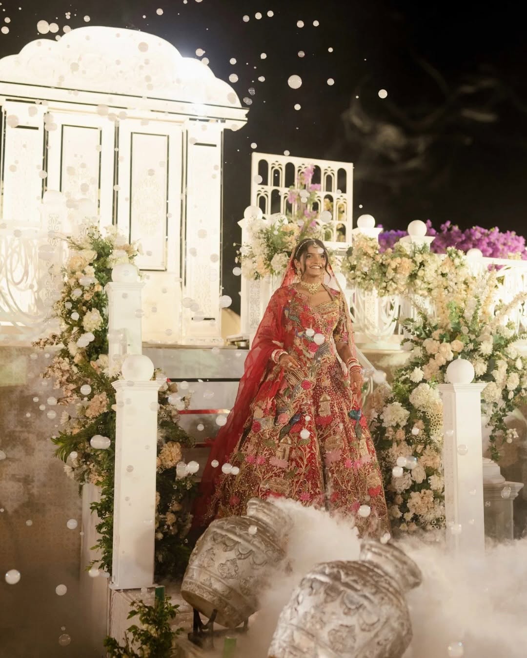 Bridal Floral Stage Reveal