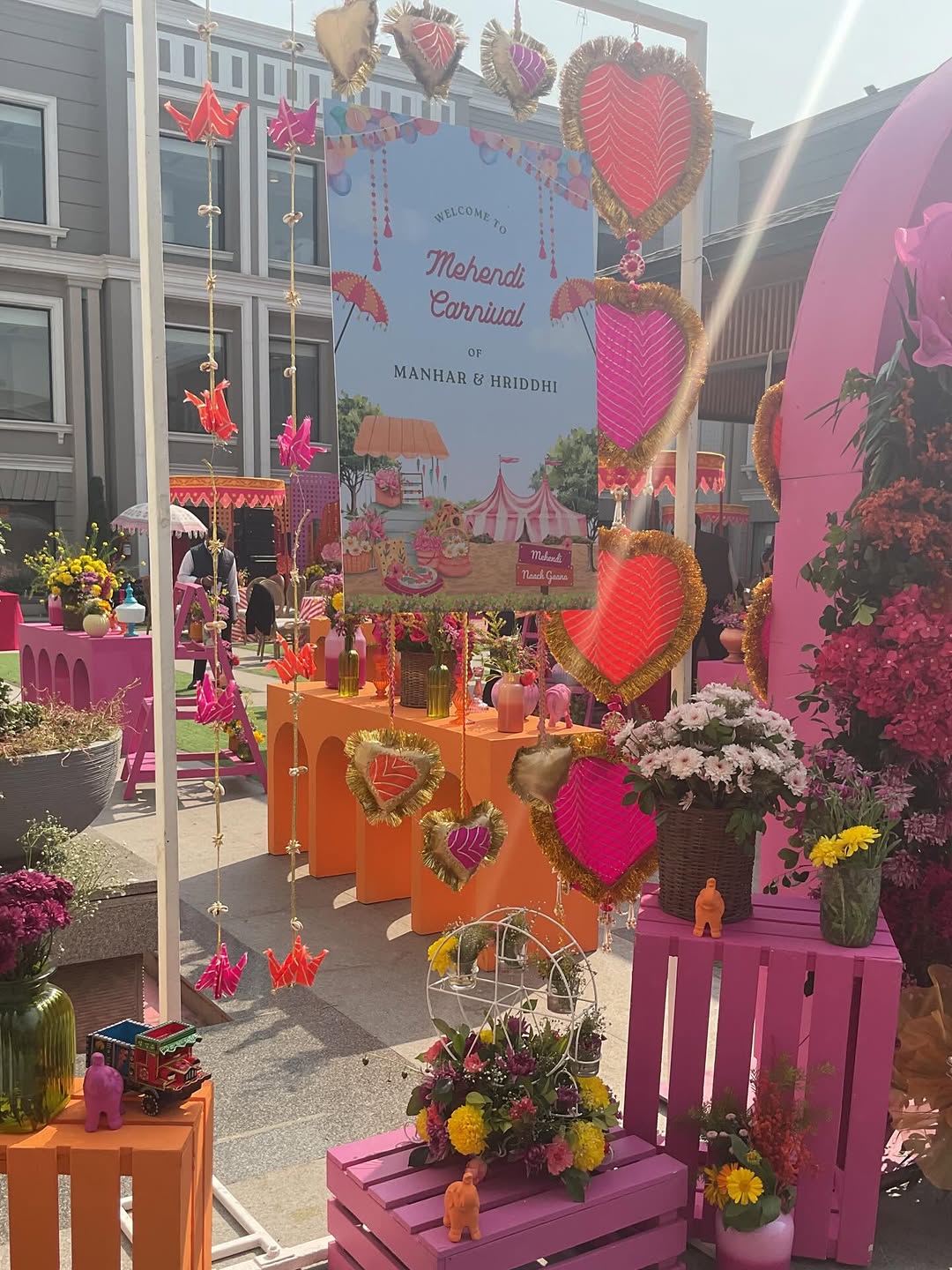 Carnival Balloon & Floral Corner