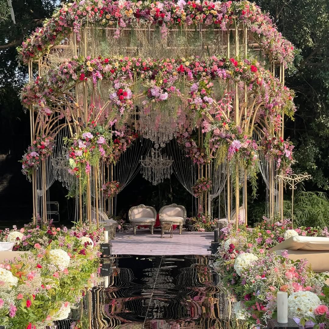 Blush Floral Mandap & Archway